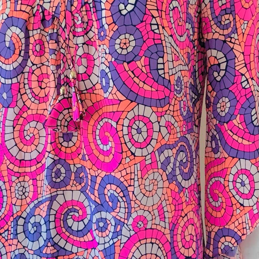 Alice & Trixie Rare Mosaic Print Go Go Mini Dress - Picture 8 of 8